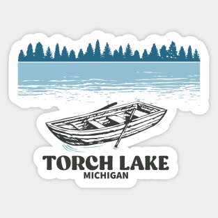 torch lake Michigan Sticker